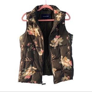 LANDS END down vest S